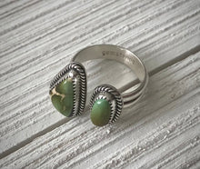 Load image into Gallery viewer, Double Royston Turquoise Ring