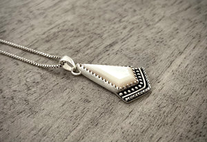 Mother of Pearl Layered Kite Pendant