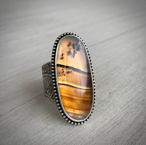 Montana Agate Mushroom Wide Band