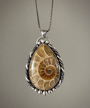 Load image into Gallery viewer, Blonde Ammonite Pendant