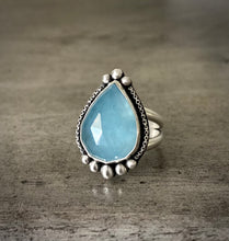 Load image into Gallery viewer, Reserved: Aquamarine Ring, Turquoise &amp; Amethyst Ring, Amethyst Studs