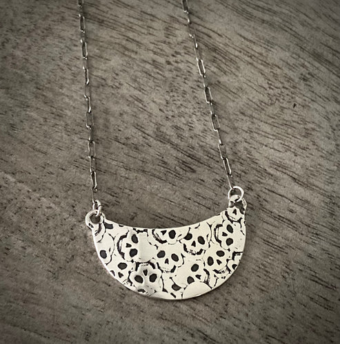 Skull Bib Necklace