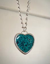 Load image into Gallery viewer, Turquoise Heart Necklace