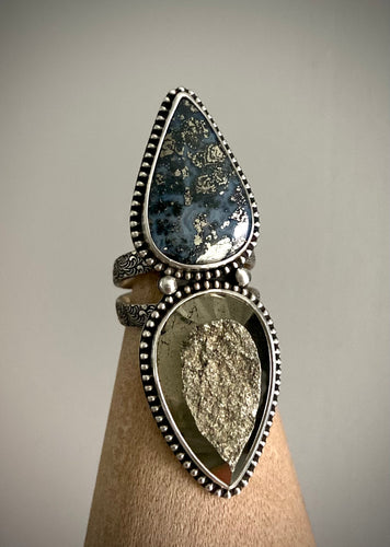 Marcasite & Pyrite Ring