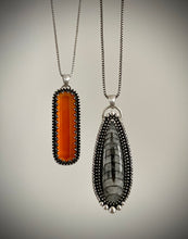 Load image into Gallery viewer, Carnelian Bar Necklace