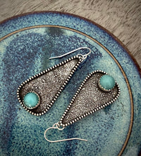Load image into Gallery viewer, Amazonite Drop Earrings