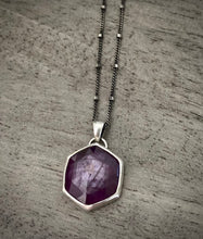 Load image into Gallery viewer, Ruby Hex Necklace
