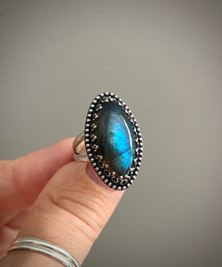 Blue Labradorite Ring