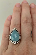 Load image into Gallery viewer, Reserved: Aquamarine Ring, Turquoise &amp; Amethyst Ring, Amethyst Studs