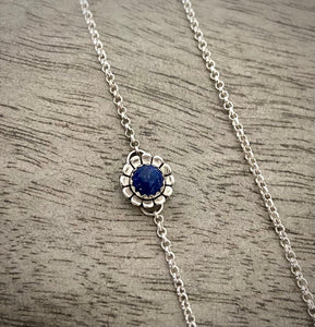 Reserved: Lapis Lazuli & Porcelain Necklace