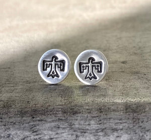 Hand Stamped Studs