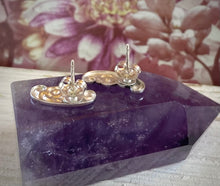 Load image into Gallery viewer, Floral Swirl Stud Earrings