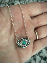 Load image into Gallery viewer, Mirrored Kingman Turquoise Necklace