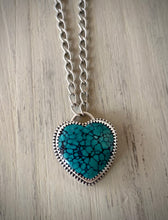 Load image into Gallery viewer, Turquoise Heart Necklace