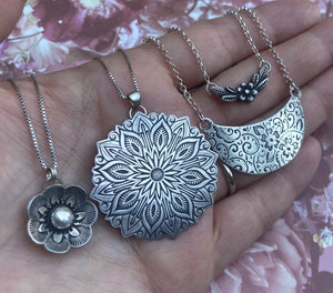 Floral Mandala Pendant