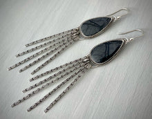 Load image into Gallery viewer, Picasso Jasper Fringe Earrings