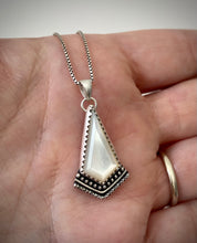 Load image into Gallery viewer, Mother of Pearl Layered Kite Pendant