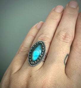 Blue Labradorite Ring