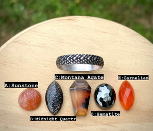 Snake Skin Ring- Made to Order