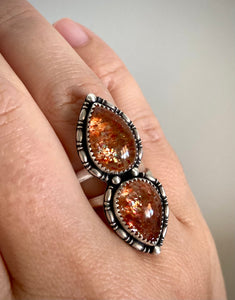 Confetti Sunstone Ring