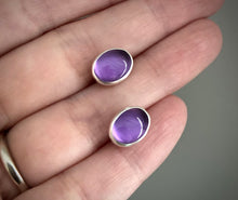 Load image into Gallery viewer, Reserved: Aquamarine Ring, Turquoise &amp; Amethyst Ring, Amethyst Studs