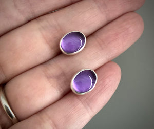 Reserved: Aquamarine Ring, Turquoise & Amethyst Ring, Amethyst Studs