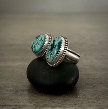 Load image into Gallery viewer, Hubei Turquoise Open Face Ring