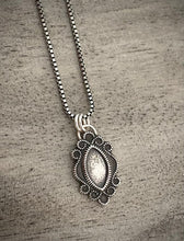 Load image into Gallery viewer, Marquise Silver Charm Necklace