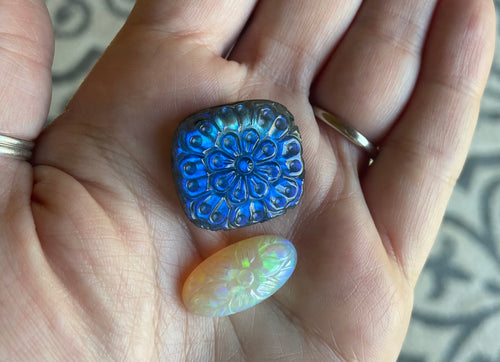 Carved Opal & Labradorite- Deposit