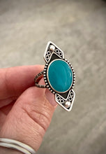 Load image into Gallery viewer, Amazonite Chevron Ring