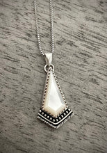 Load image into Gallery viewer, Mother of Pearl Layered Kite Pendant