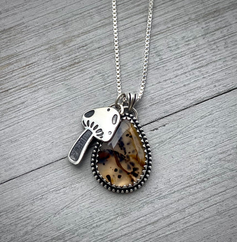 Mini Mushroom Necklace