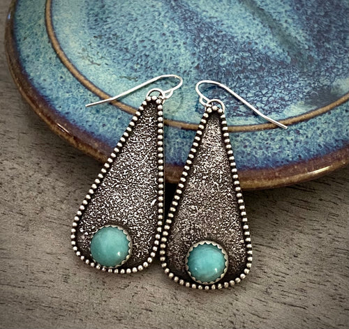 Amazonite Drop Earrings