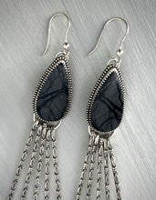 Load image into Gallery viewer, Picasso Jasper Fringe Earrings