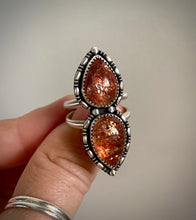 Load image into Gallery viewer, Confetti Sunstone Ring