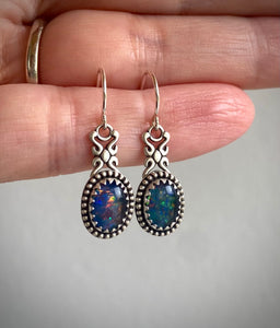 Reserved: Opal Earrings -Remainder