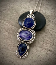Load image into Gallery viewer, Triple Stoned Pendant