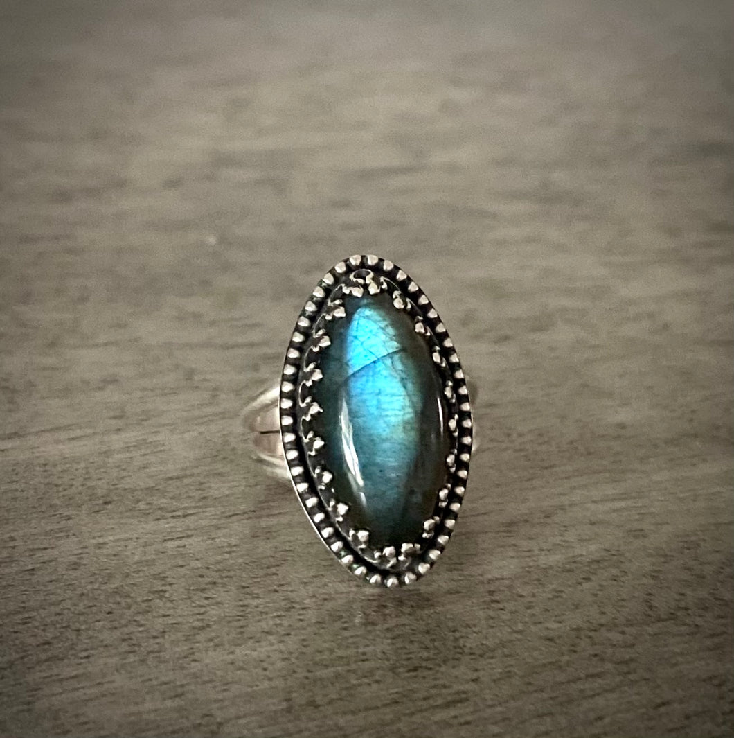 Blue Labradorite Ring