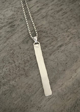 Load image into Gallery viewer, Hand Stamped Bar Pendant