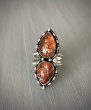 Load image into Gallery viewer, Confetti Sunstone Ring