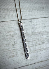 Load image into Gallery viewer, Stamped Bar Pendant