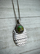 Load image into Gallery viewer, Turquoise Paddle Pendant