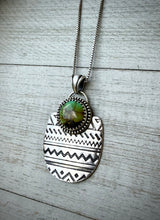 Load image into Gallery viewer, Turquoise Paddle Pendant