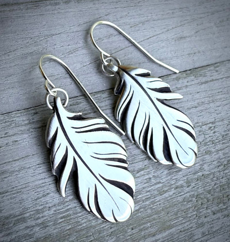 Wispy Feather Earrings