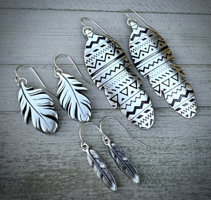Classic Petite Feather Earrings