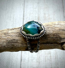Load image into Gallery viewer, Peruvian Blue Opal Ring
