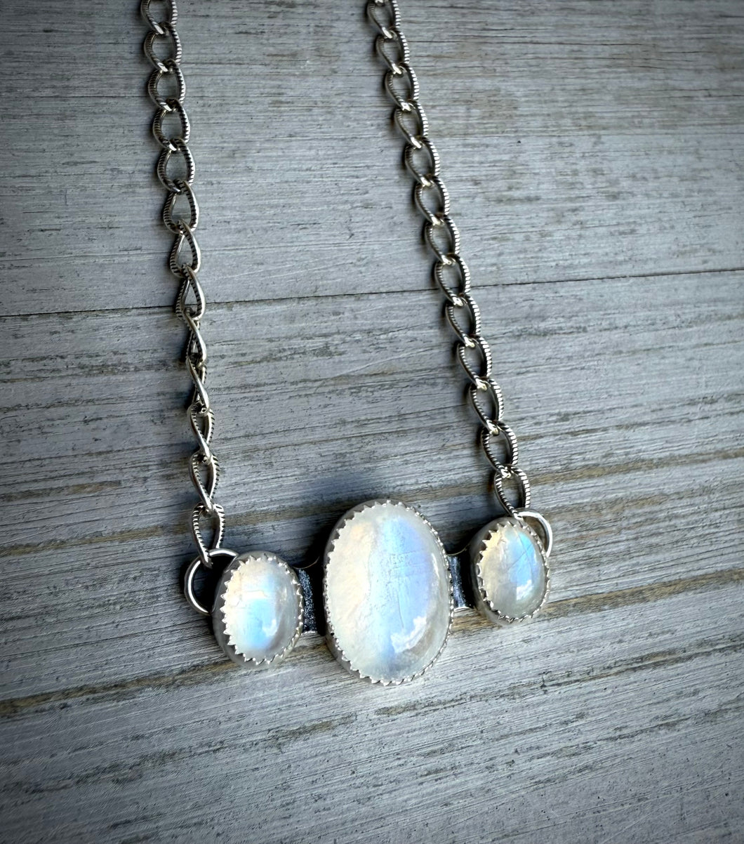 Reserved: Moonstone Necklaces: Remainder