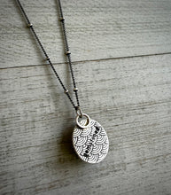 Load image into Gallery viewer, Oval Teal Kyanite Necklace