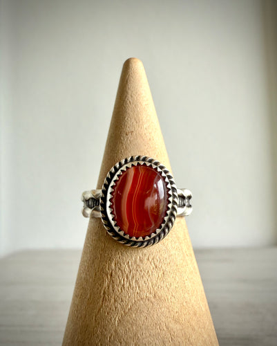 Lake Superior Agate Ring
