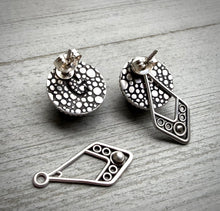 Load image into Gallery viewer, Black Spinel Earrings
